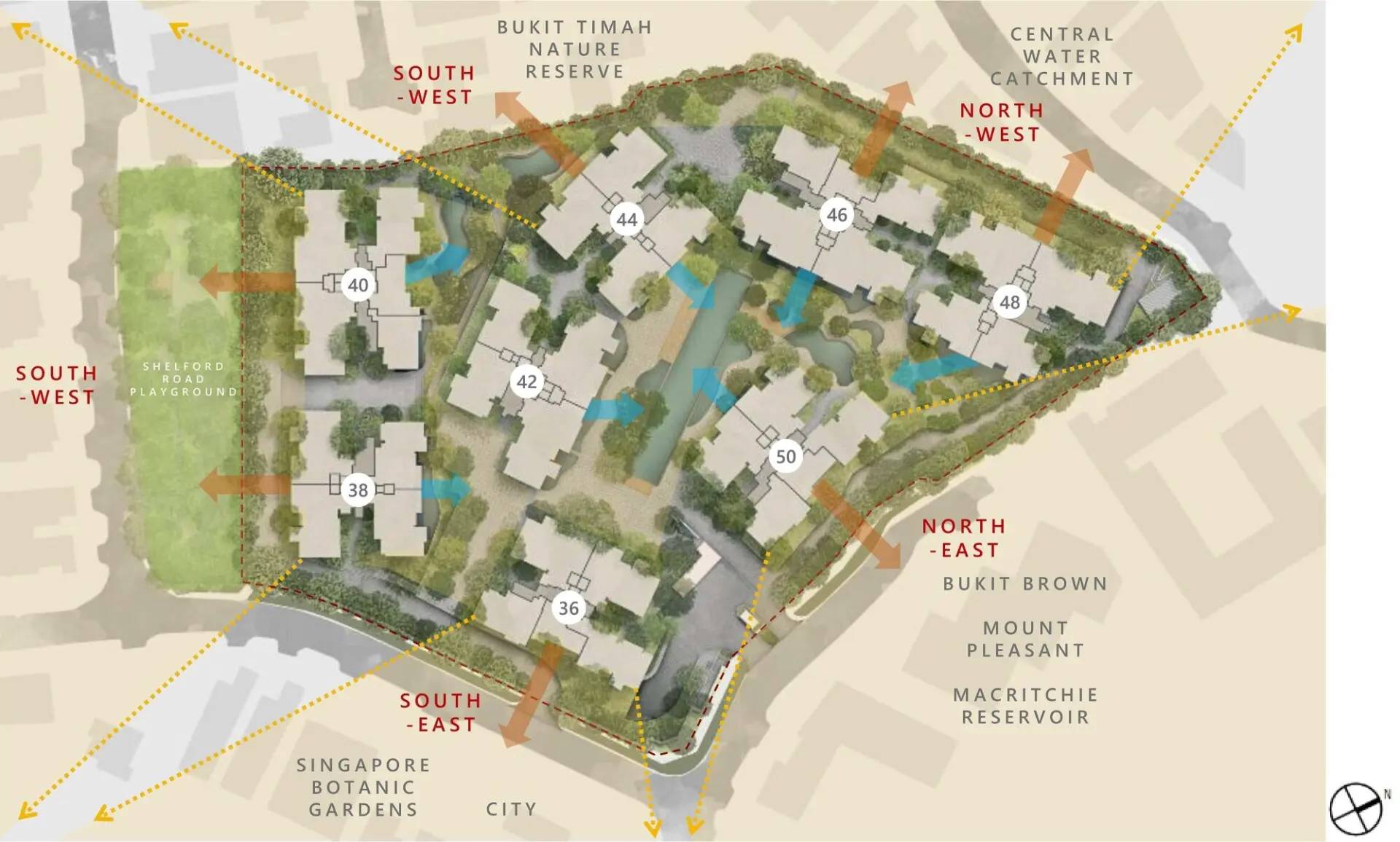 Watten House siteplan